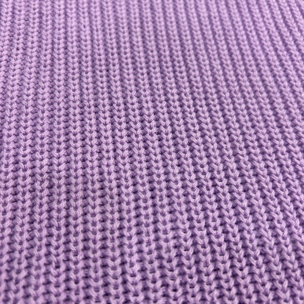 LOFT Lilac Ribbed Sweater - Picture 7 of 8